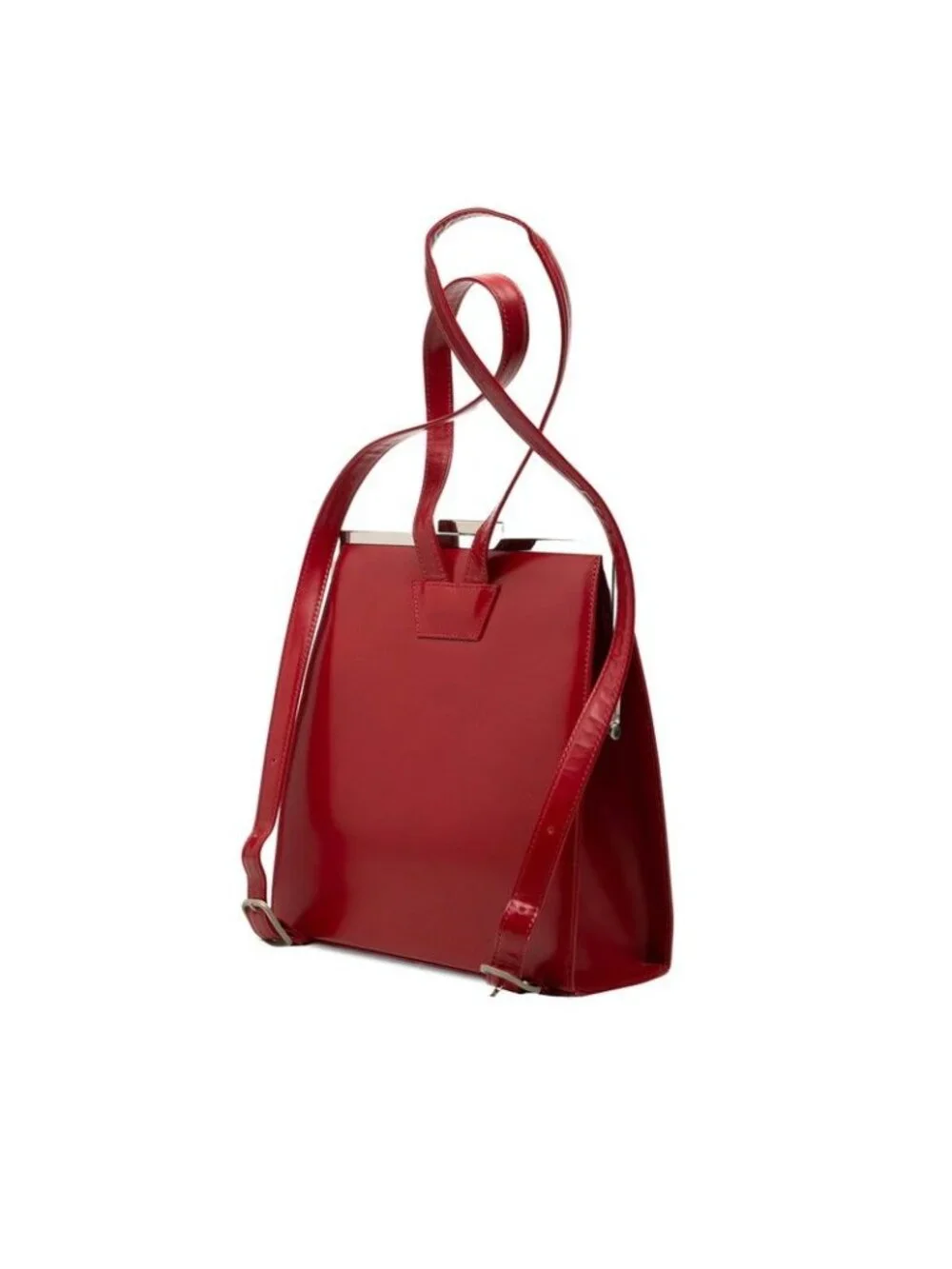 Saint Laurent Backpack Red Leather